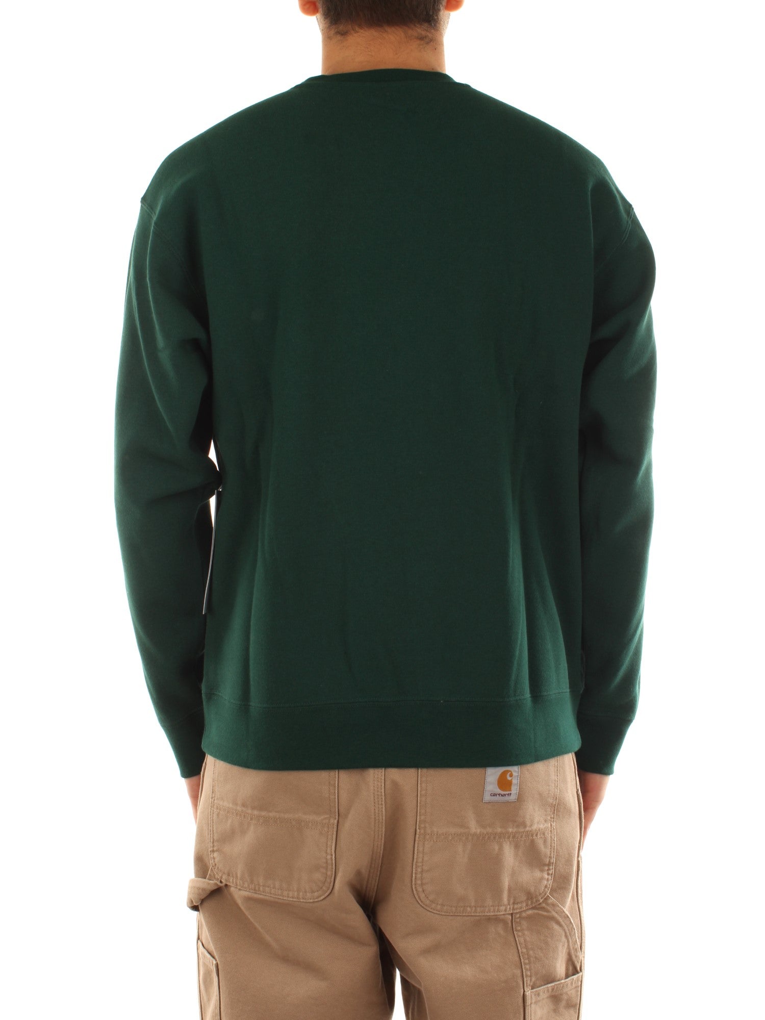 Obey Obey People Crew Fleece Verde