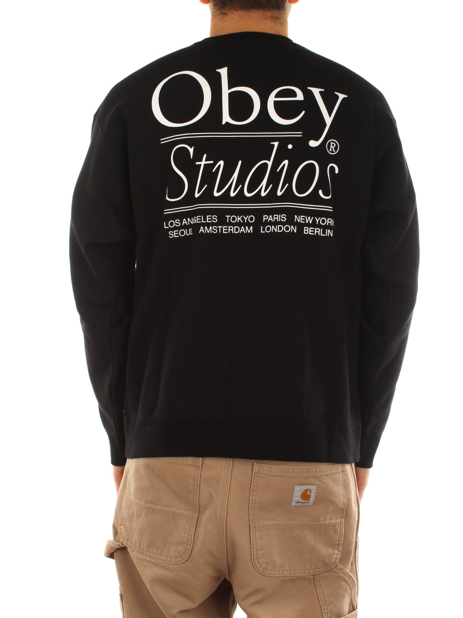 Obey Obey Studios Fleece Nero