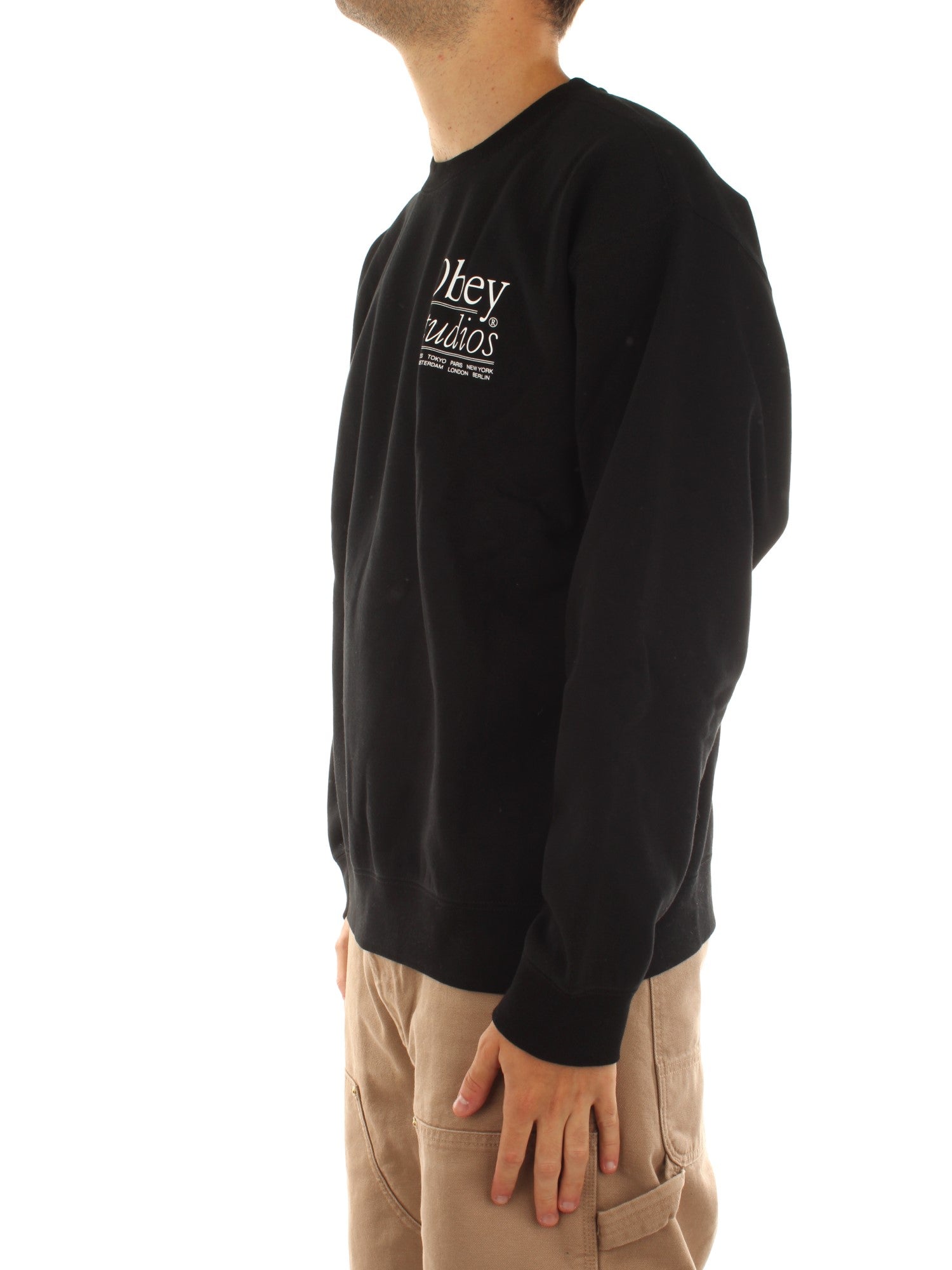 Obey Obey Studios Fleece Nero