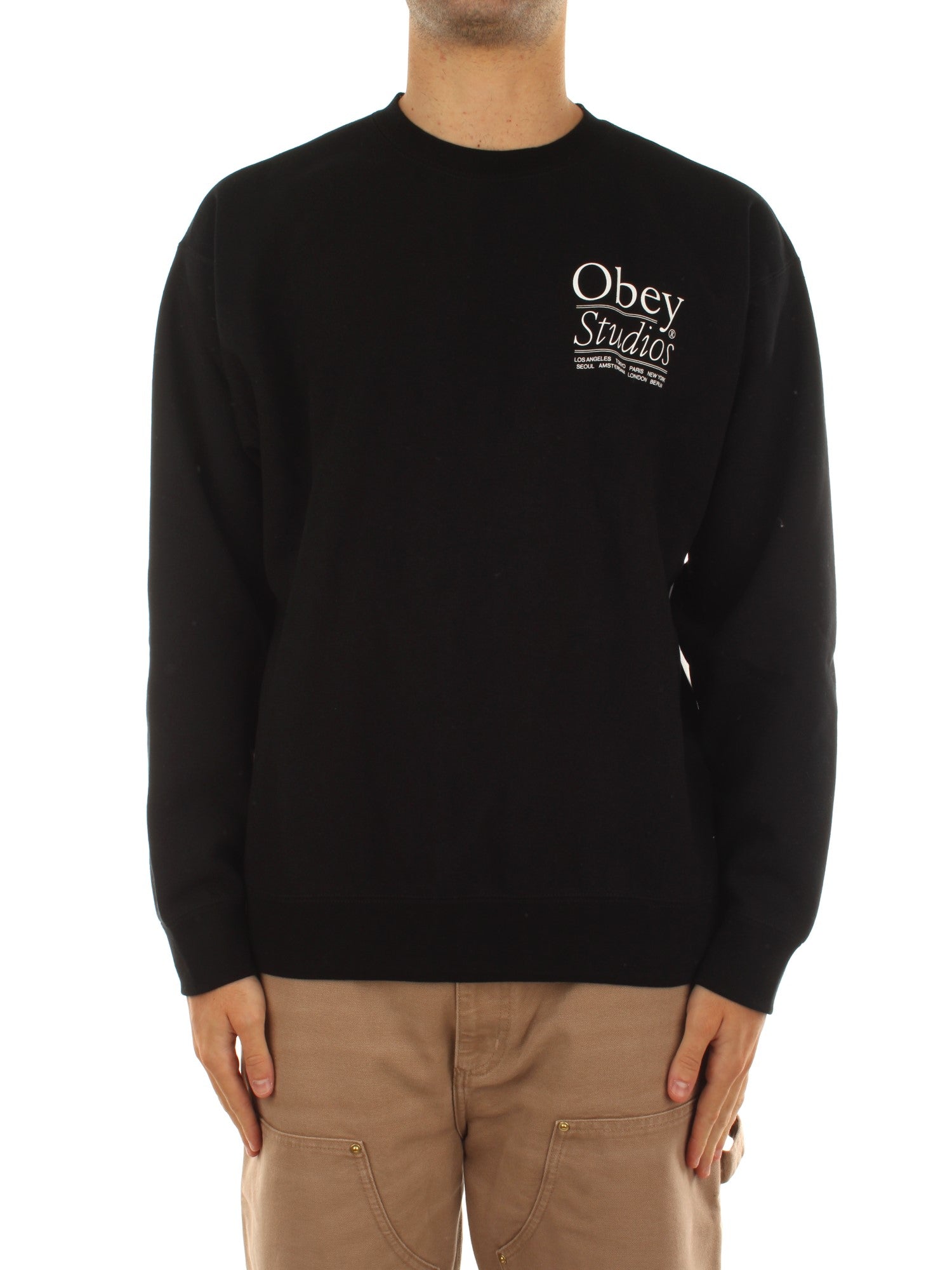 Obey Obey Studios Fleece Nero