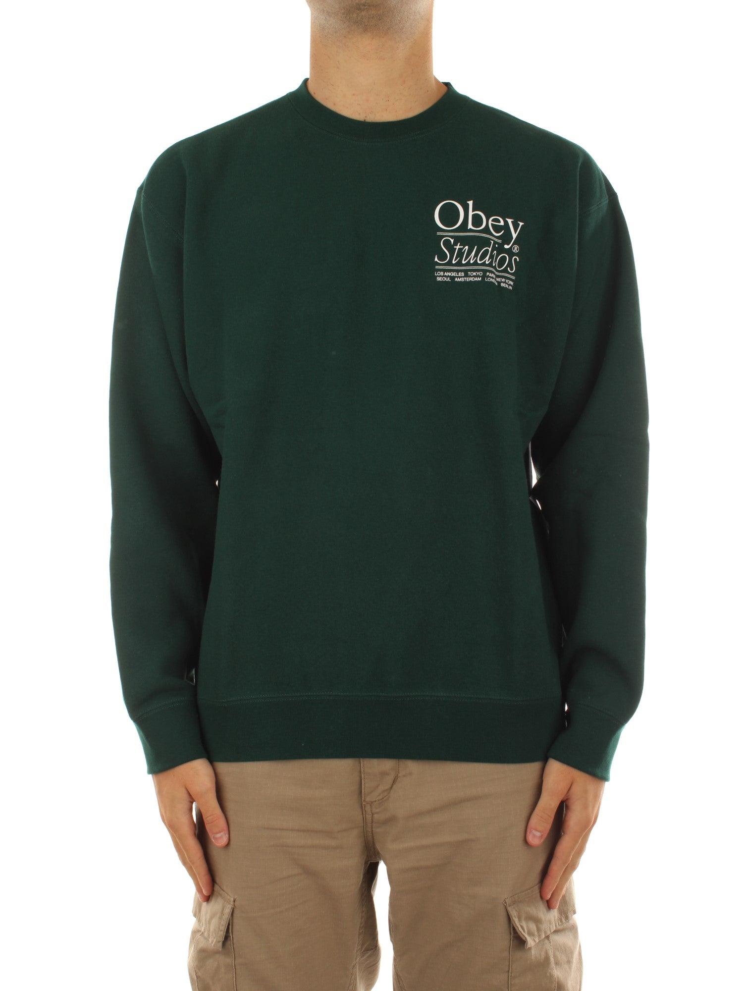 Obey Obey Studios Fleece Verde