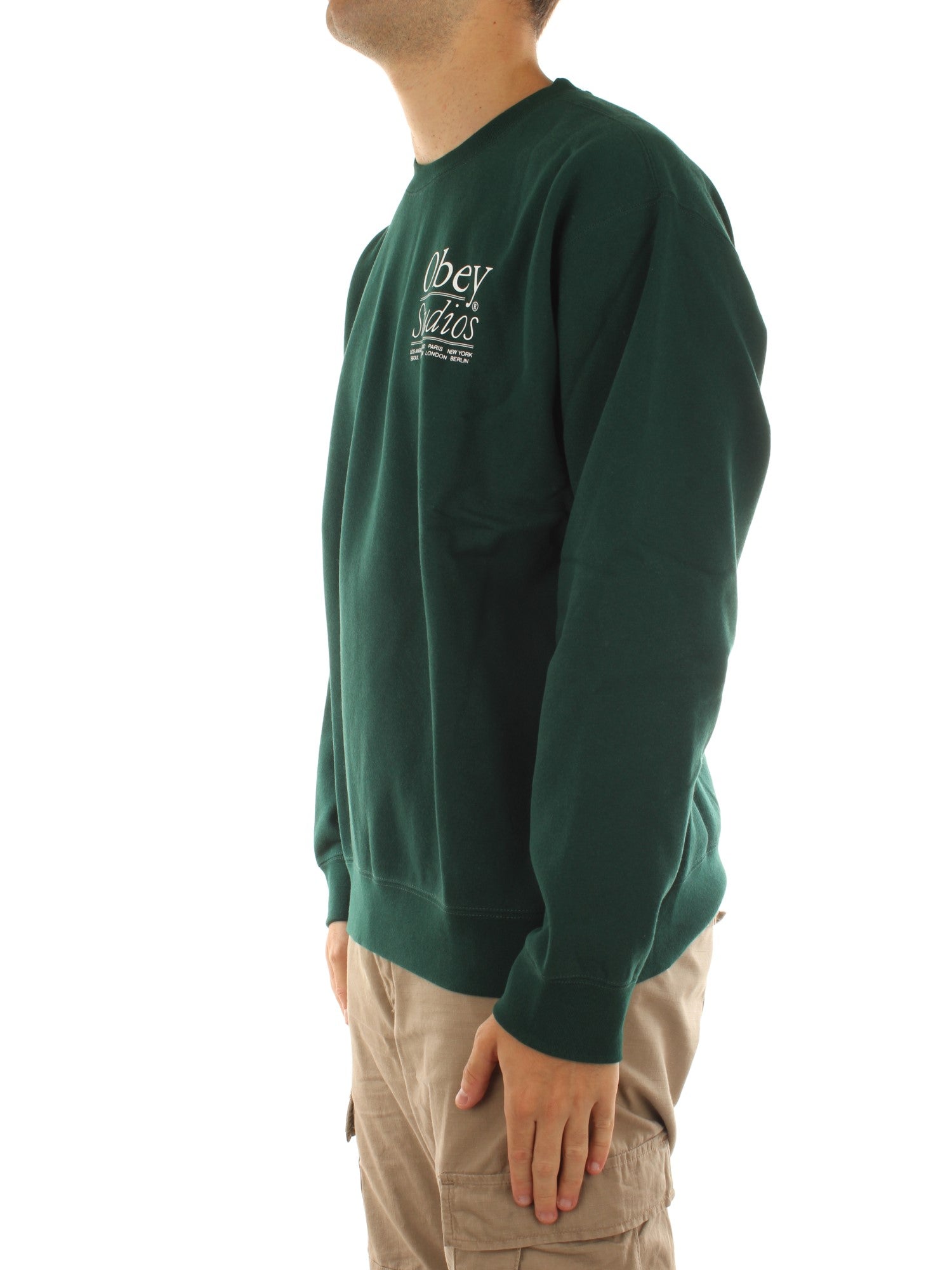 Obey Obey Studios Fleece Verde