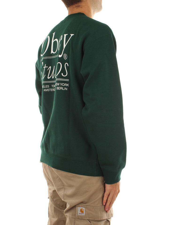 Obey Obey Studios Fleece Verde