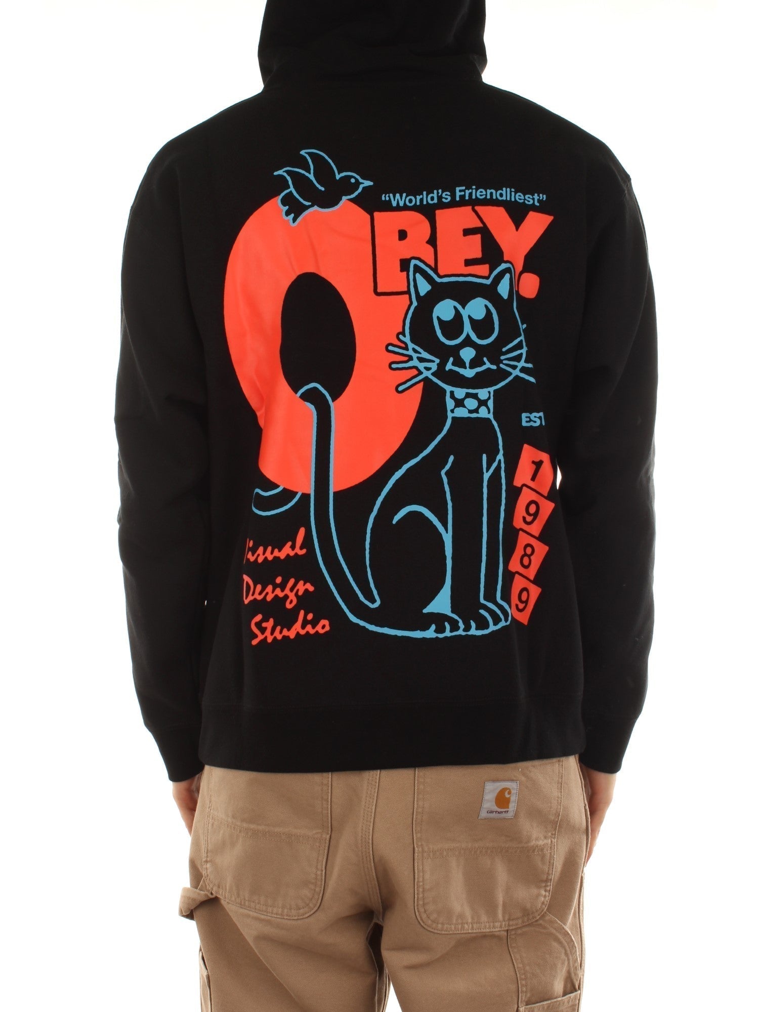 Obey Obey World S Friendliest Fleece Nero