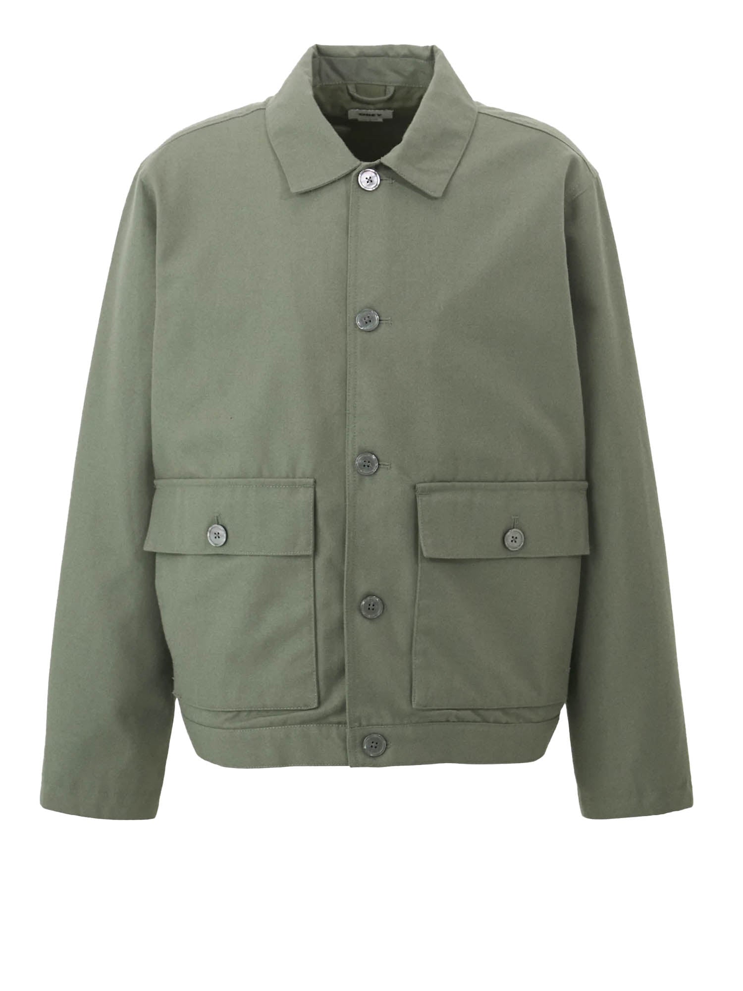 Obey Oliver Shirt Jacket Verde