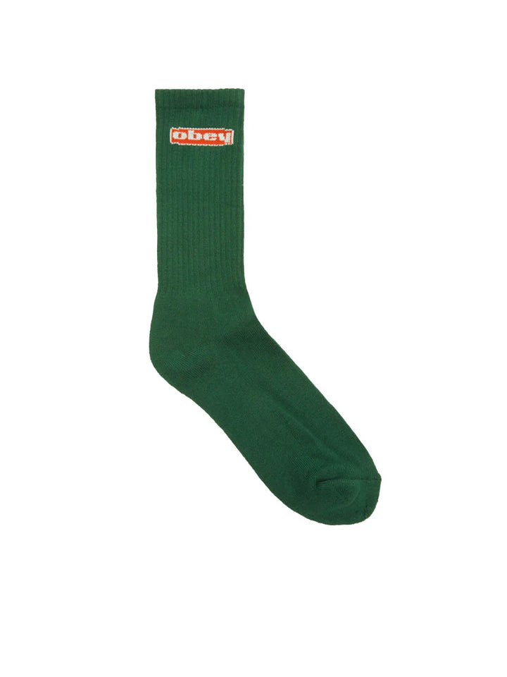 Obey Oval Socks Verde