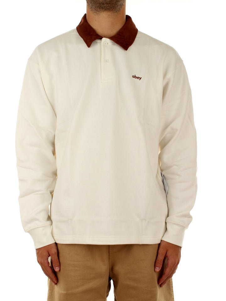 Obey Palo Fleece Polo Bianco