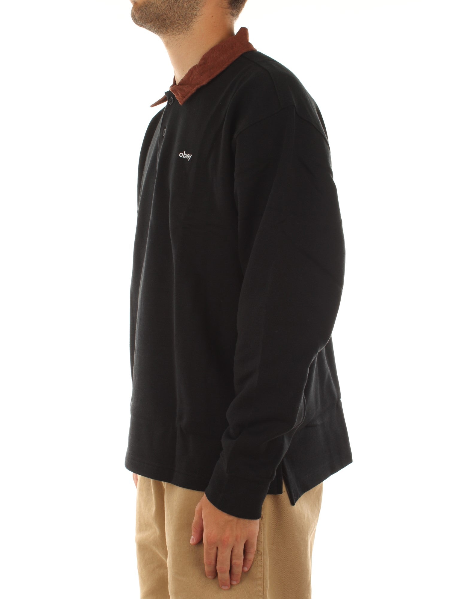 Obey Palo Fleece Polo Nero