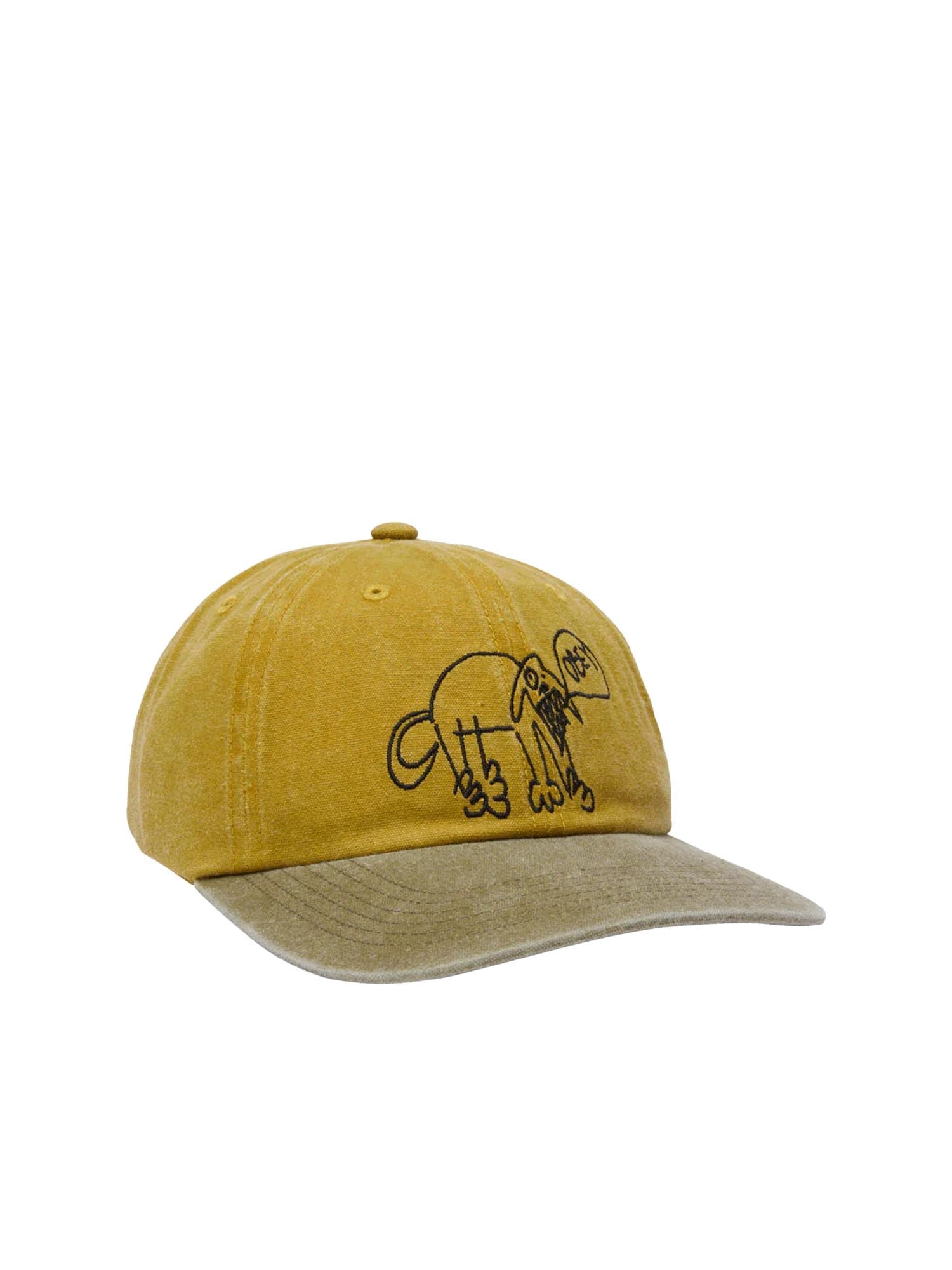 Obey Pigment Obey Dog 6 Panel Giallo