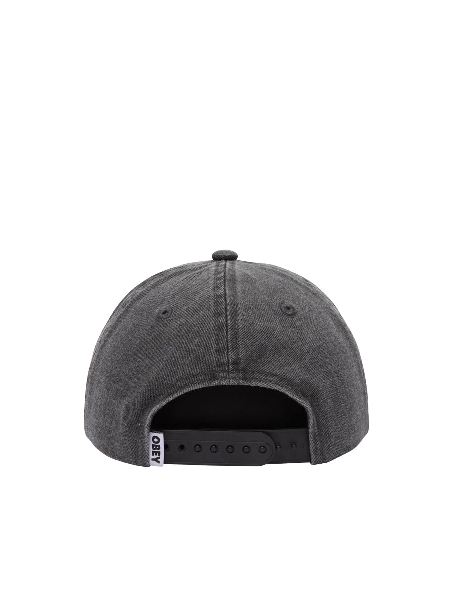 Obey Pigment Posse 6 Panel Snapback Nero