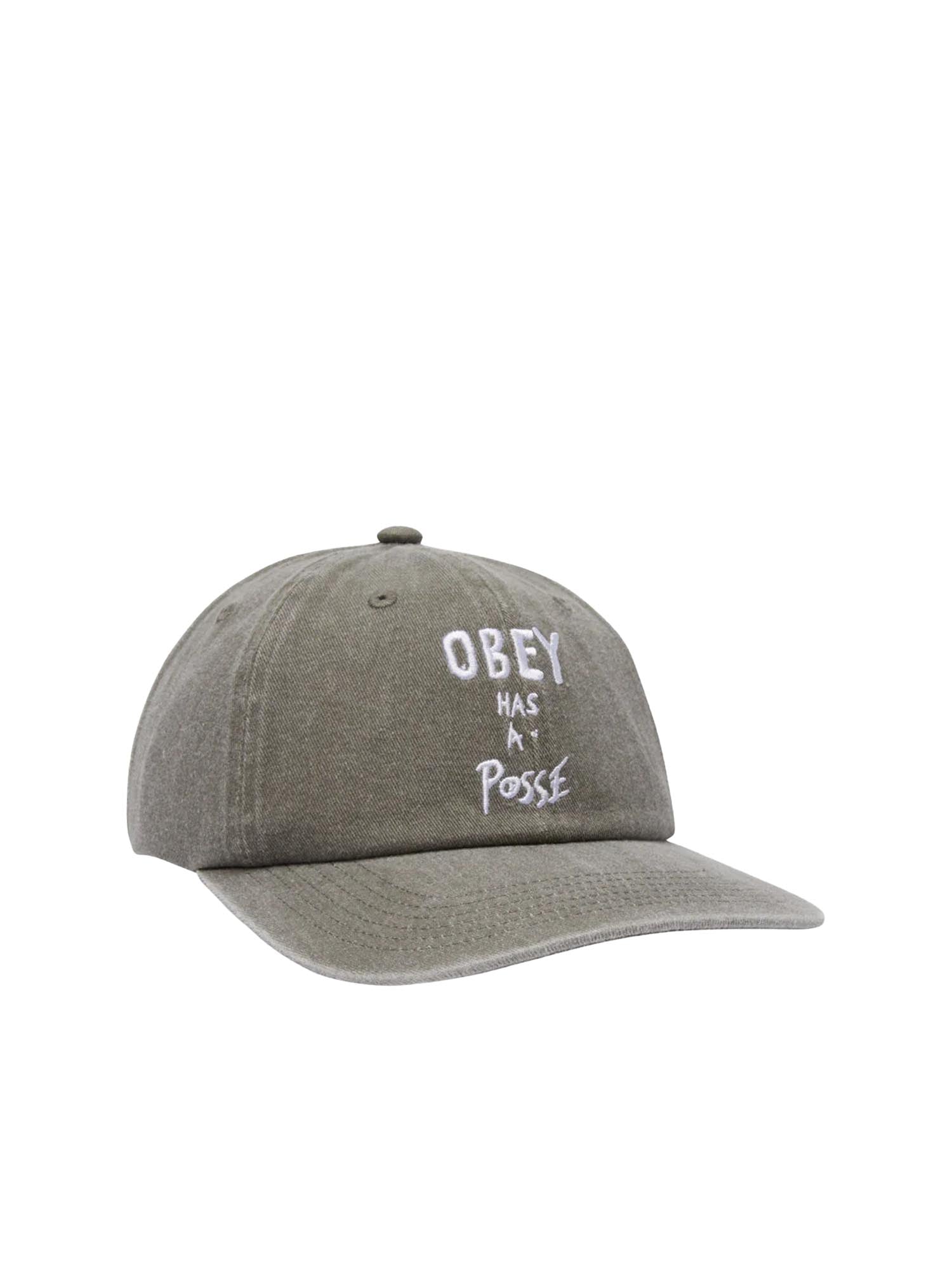 Obey Pigment Posse 6 Panel Snapback Verde