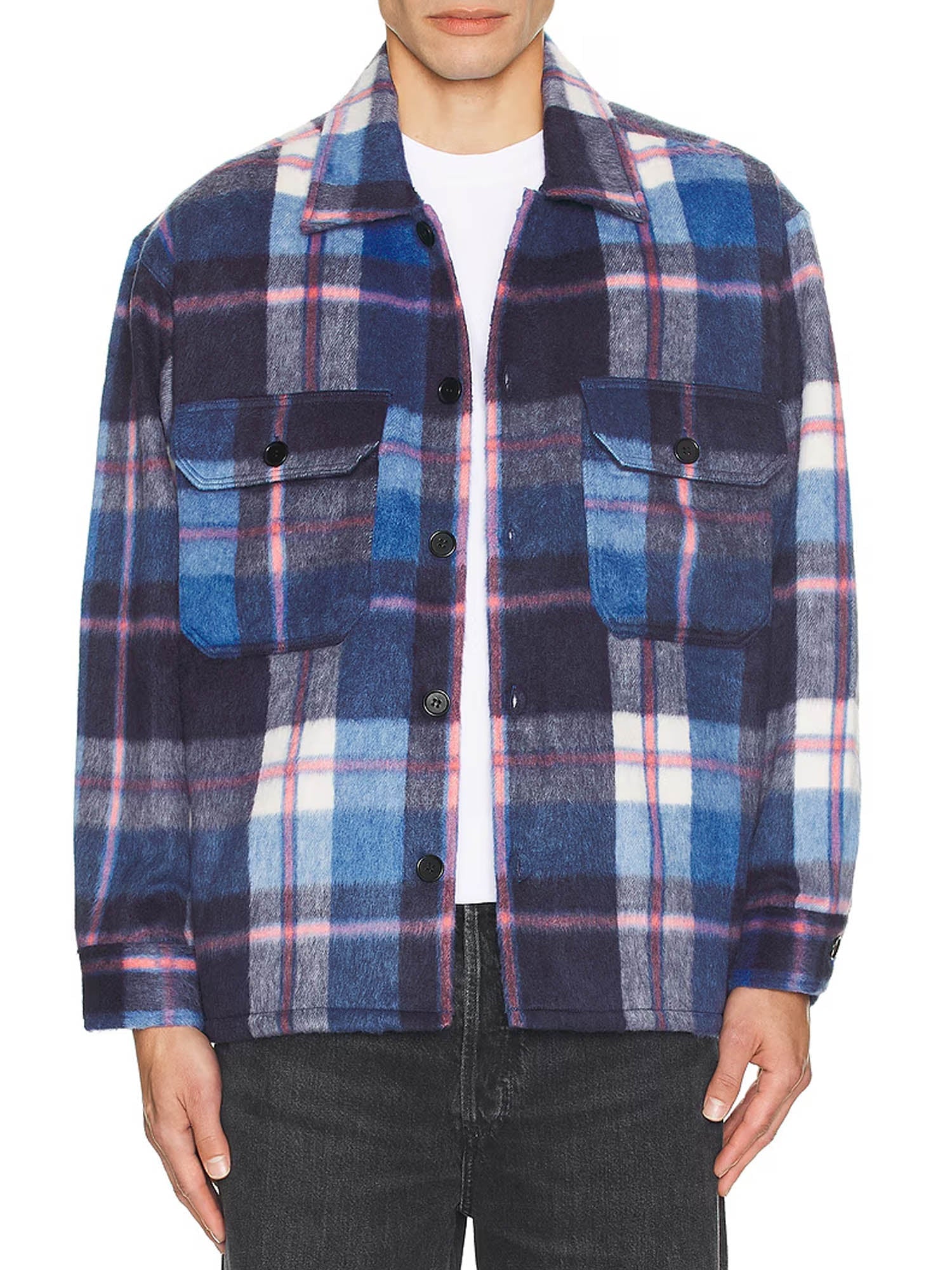 Obey Stanton Shirt Jacket Blu