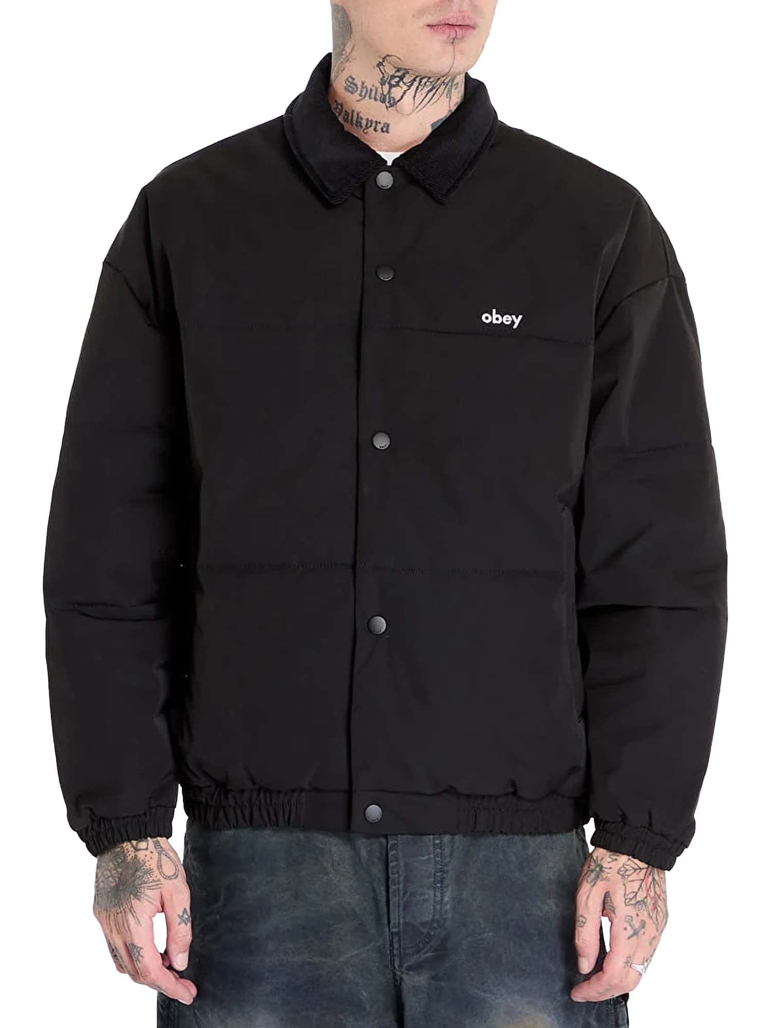 Obey Whispers Jacket Nero