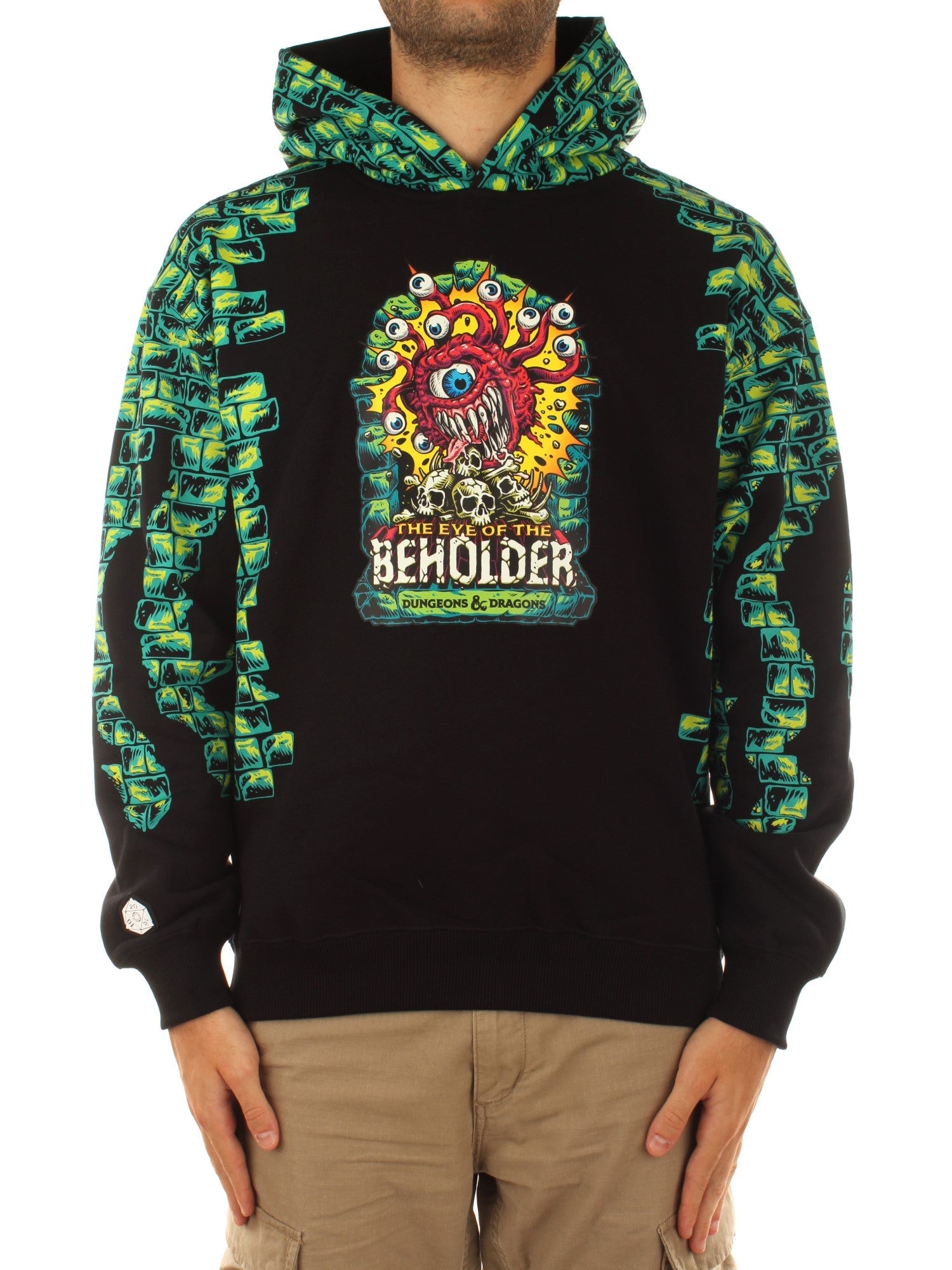 Octopus Dungeons & Dragons Octopus Beholder Hoodie Nero