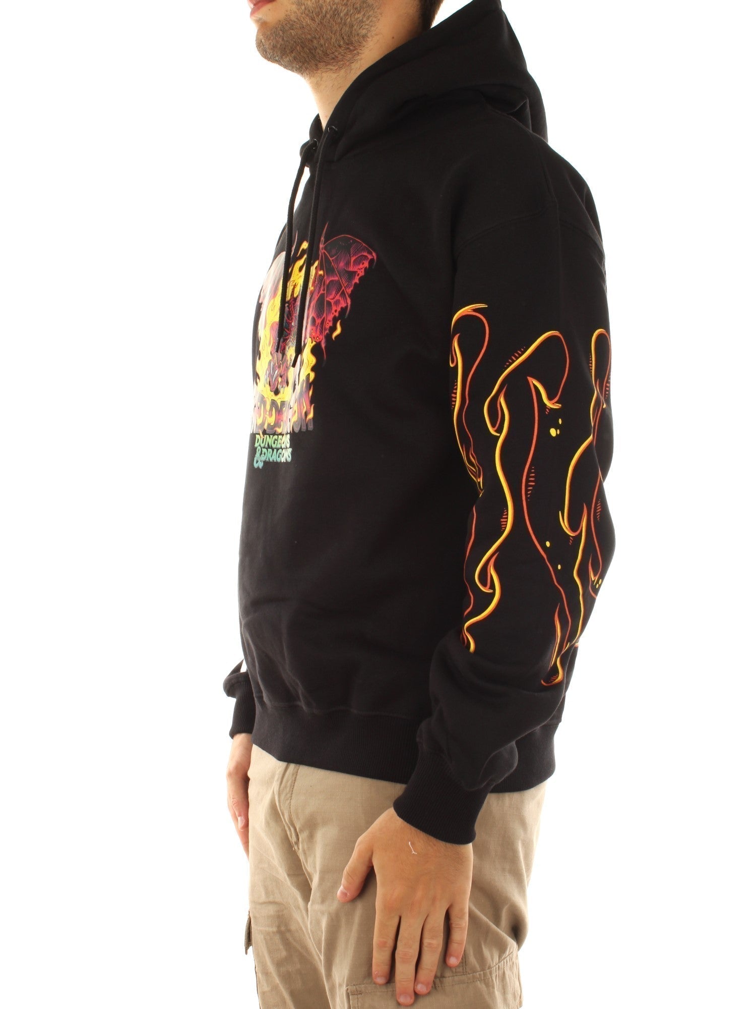 Octopus Dungeons & Dragons Octopus Red Dragon Hoodie Nero