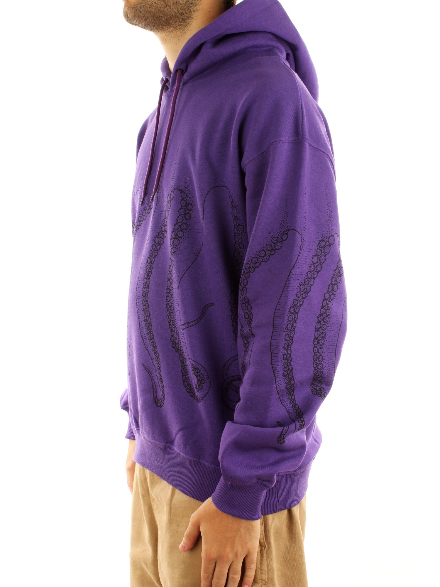 Octopus Octopus Outline Hoodie Viola