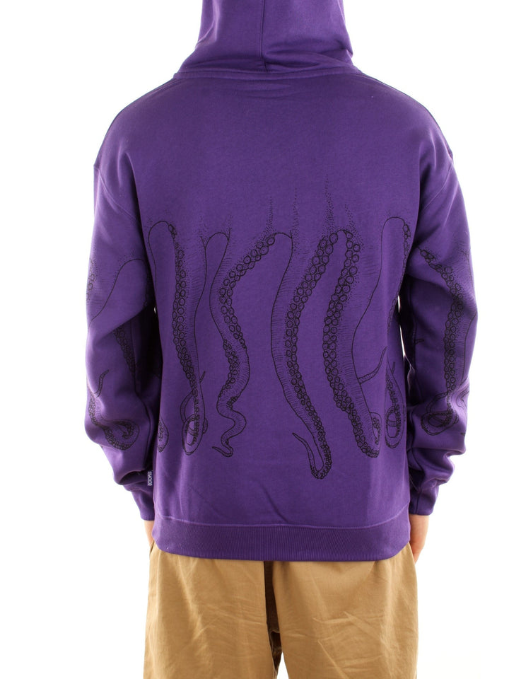 Octopus Octopus Outline Hoodie Viola