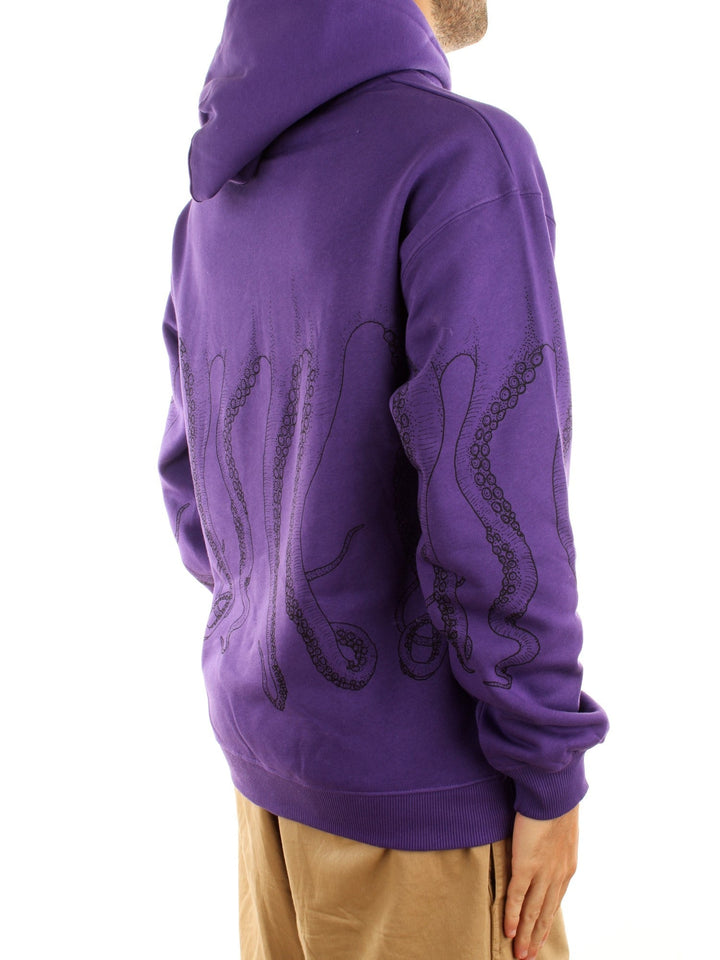 Octopus Octopus Outline Hoodie Viola