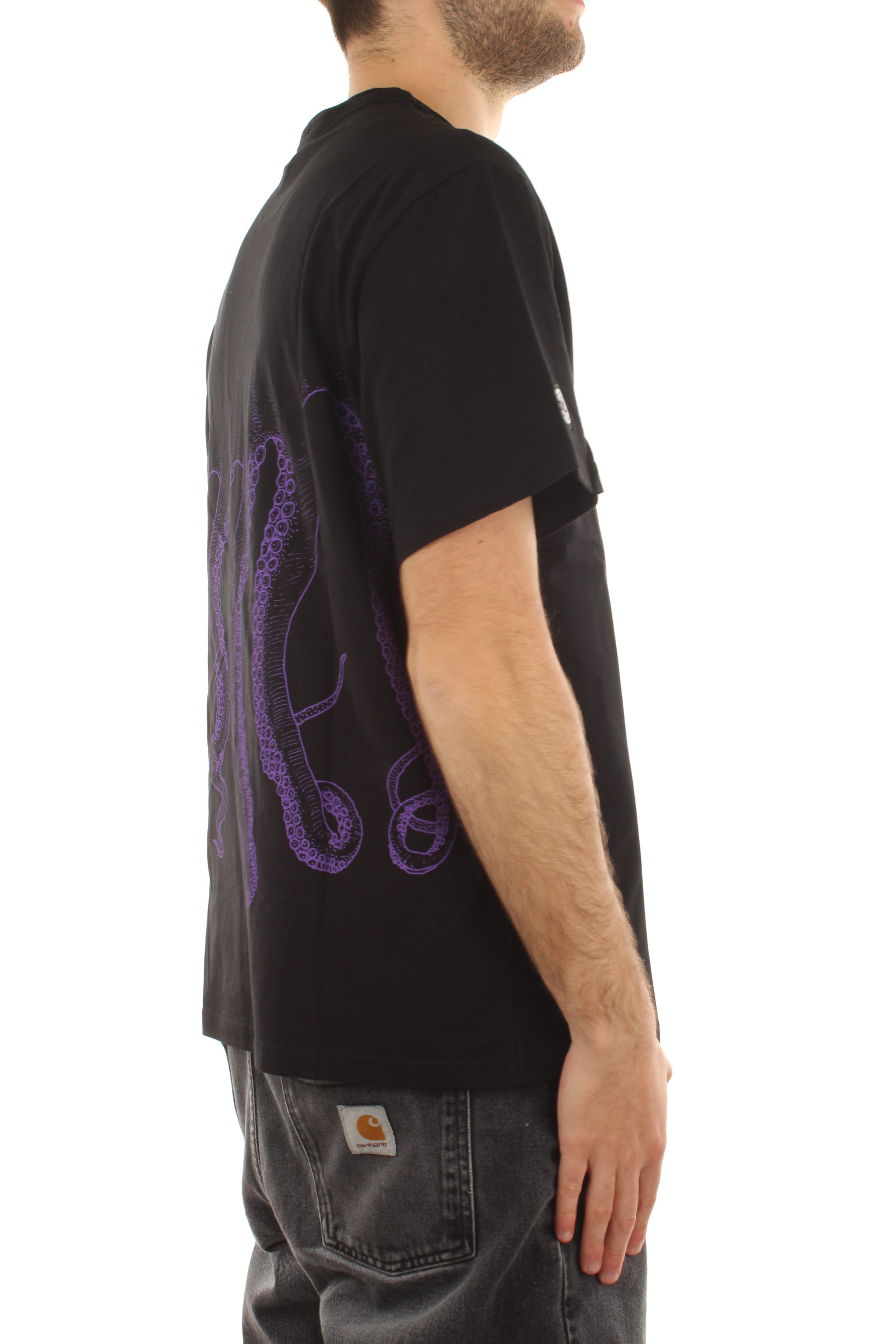 T-SHIRT Nero Octopus