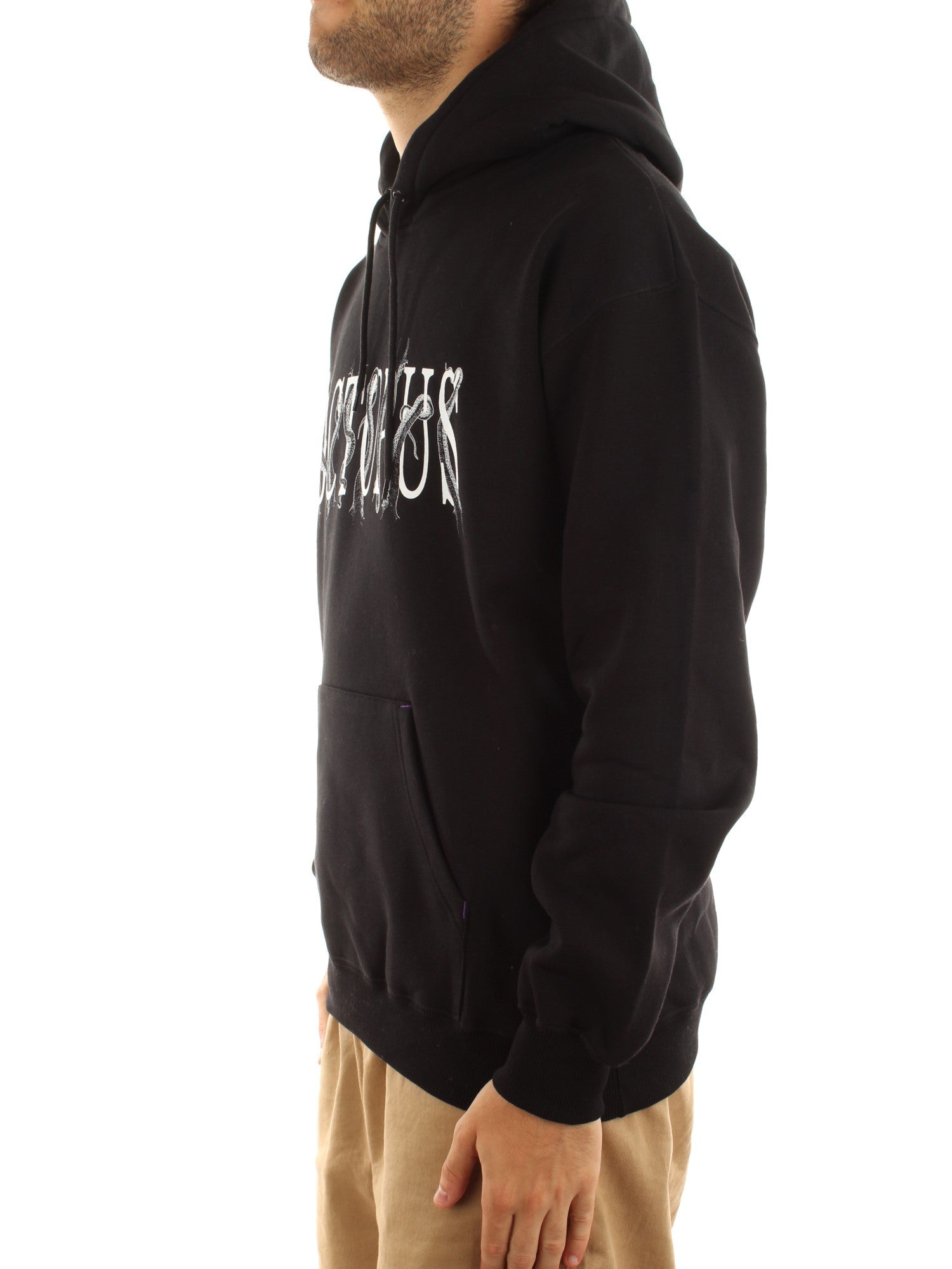 Octopus Tentacles Logo Hoodie Nero