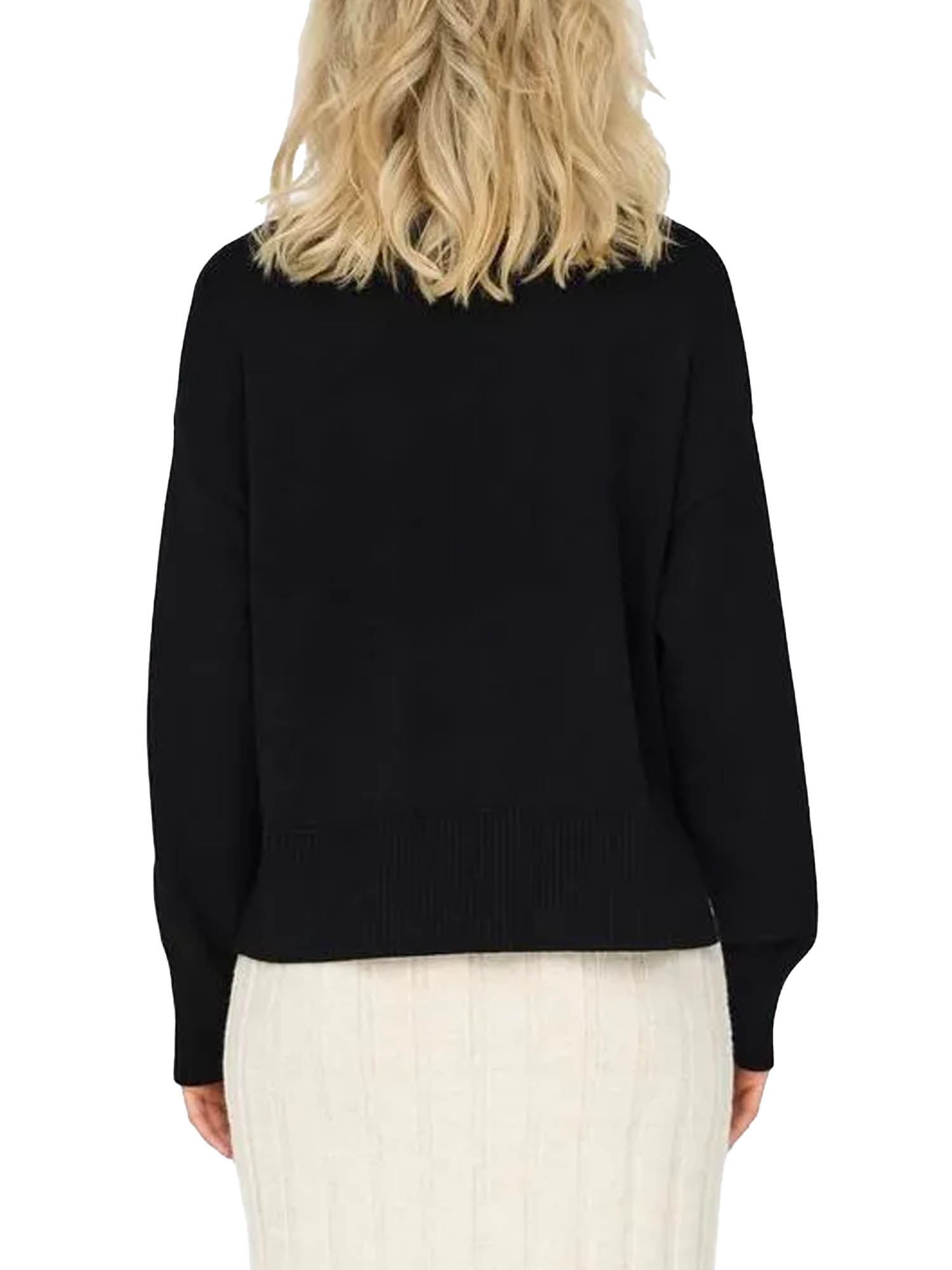 Only Maglione Bari L/S Highneck Nero