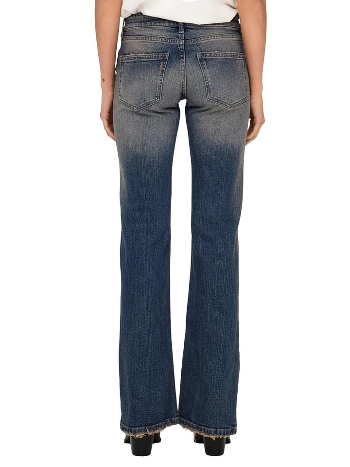 Only ONLBETHANY Vita bassa Flared Fit Jeans Blu