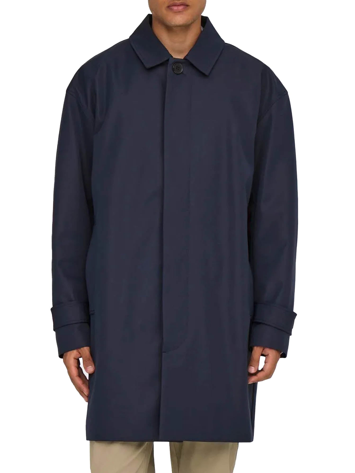 Only & Sons Coat Mac otw Blu