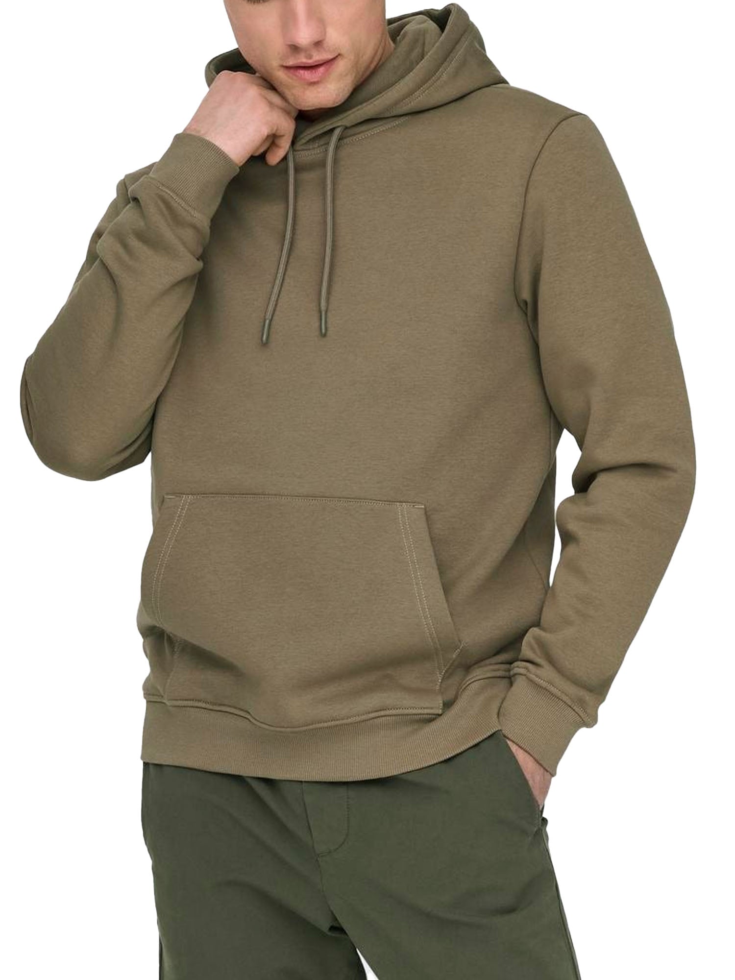 Regular Fit Sweatshirts Hooded Sweatshirt