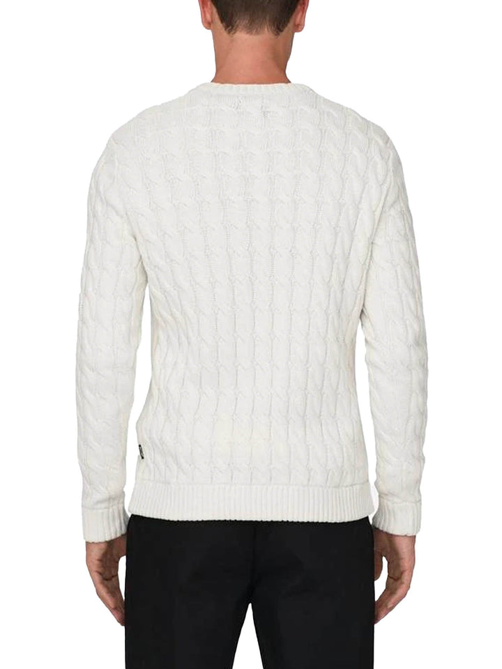 Only & Sons Kicker Pullover Bianco