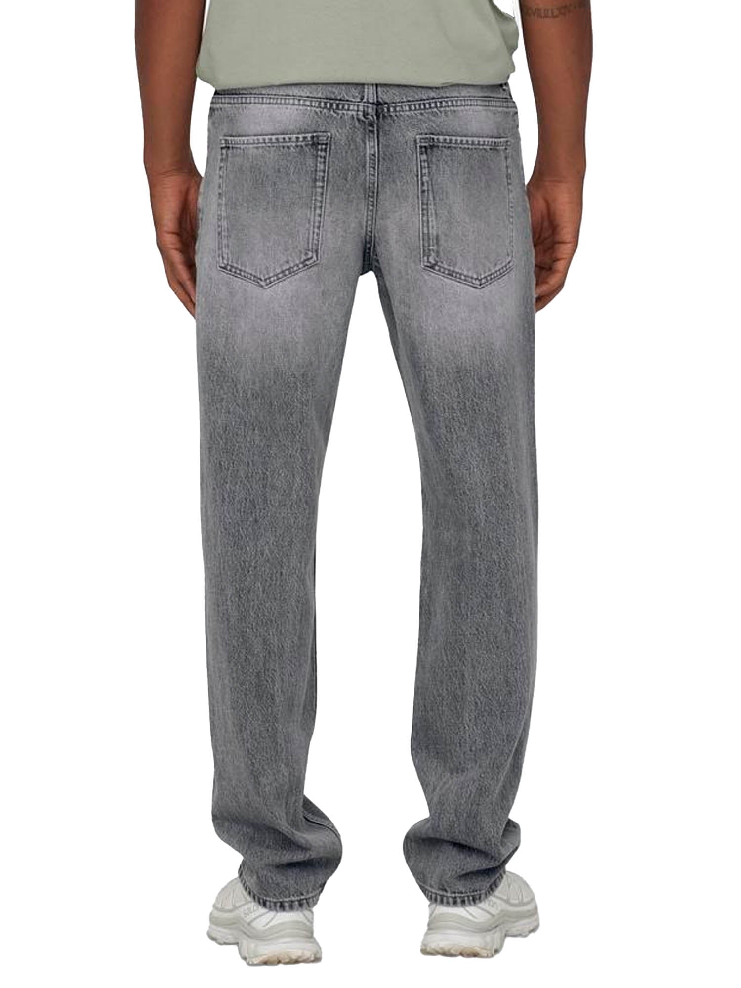 Only & Sons ONSEDGE Vita media Straight Fit Jeans Grigio