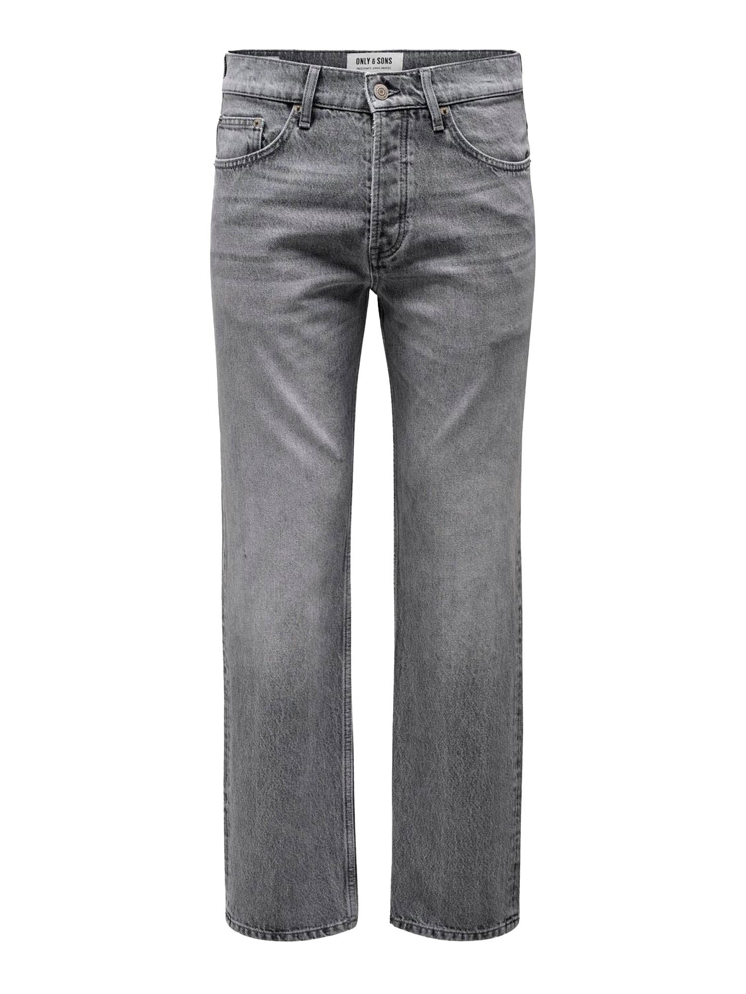 Only & Sons ONSEDGE Vita media Straight Fit Jeans Grigio