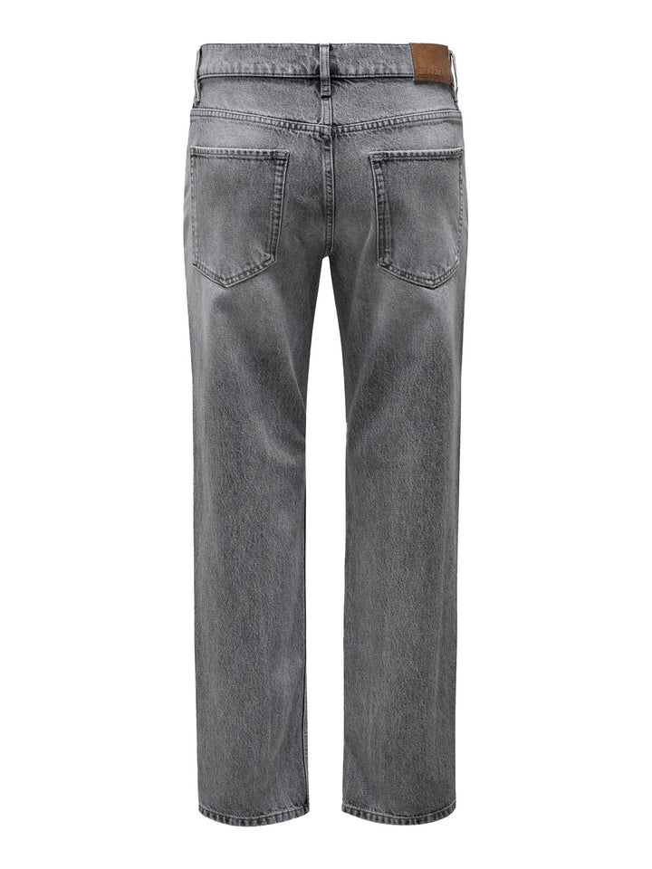 Only & Sons ONSEDGE Vita media Straight Fit Jeans Grigio