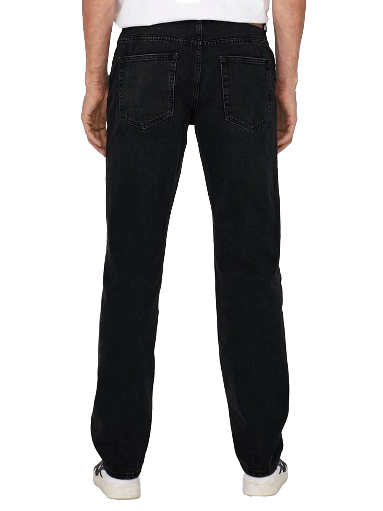 Only & Sons ONSEDGE Vita media Straight Fit Jeans Nero