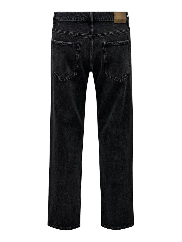 Only & Sons ONSEDGE Vita media Straight Fit Jeans Nero