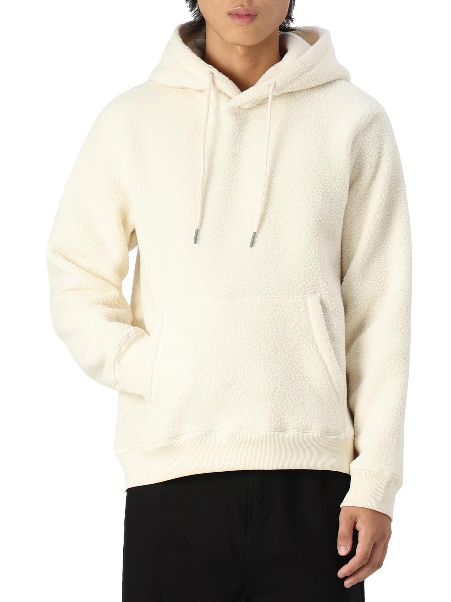 Only & Sons ONSEMILIO Teddy Hoodie Sweat Bianco