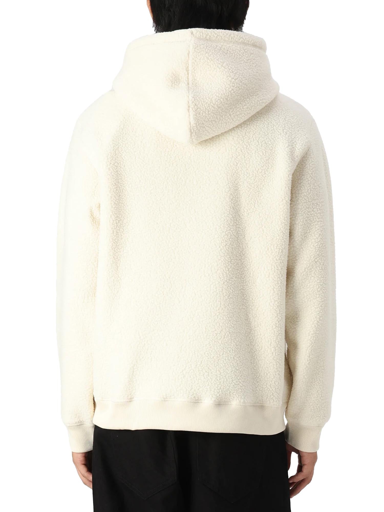 Only & Sons ONSEMILIO Teddy Hoodie Sweat Bianco