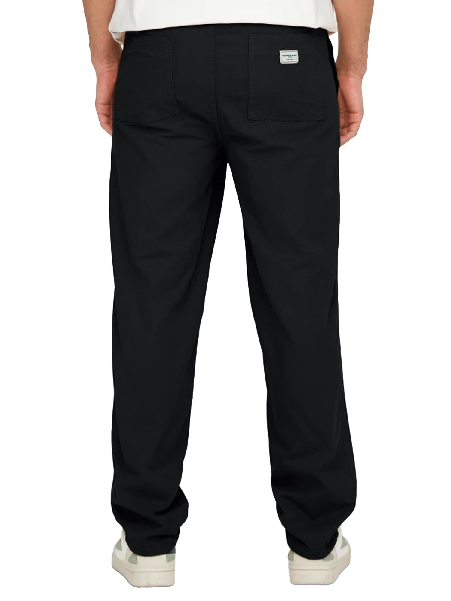 Only & Sons ONSSINUS Loose Fit Pantaloni Nero