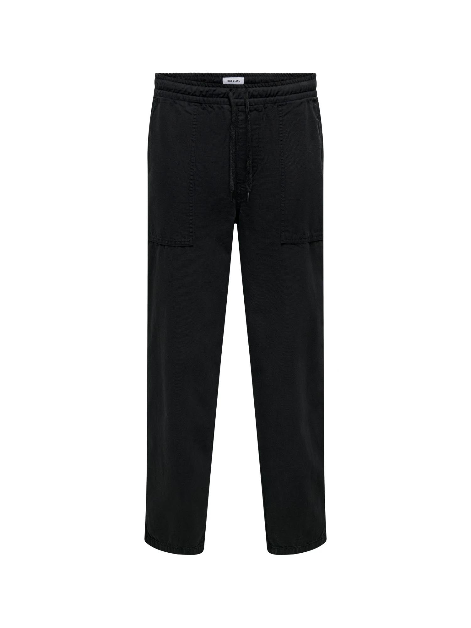 Only & Sons ONSSINUS Loose Fit Pantaloni Nero