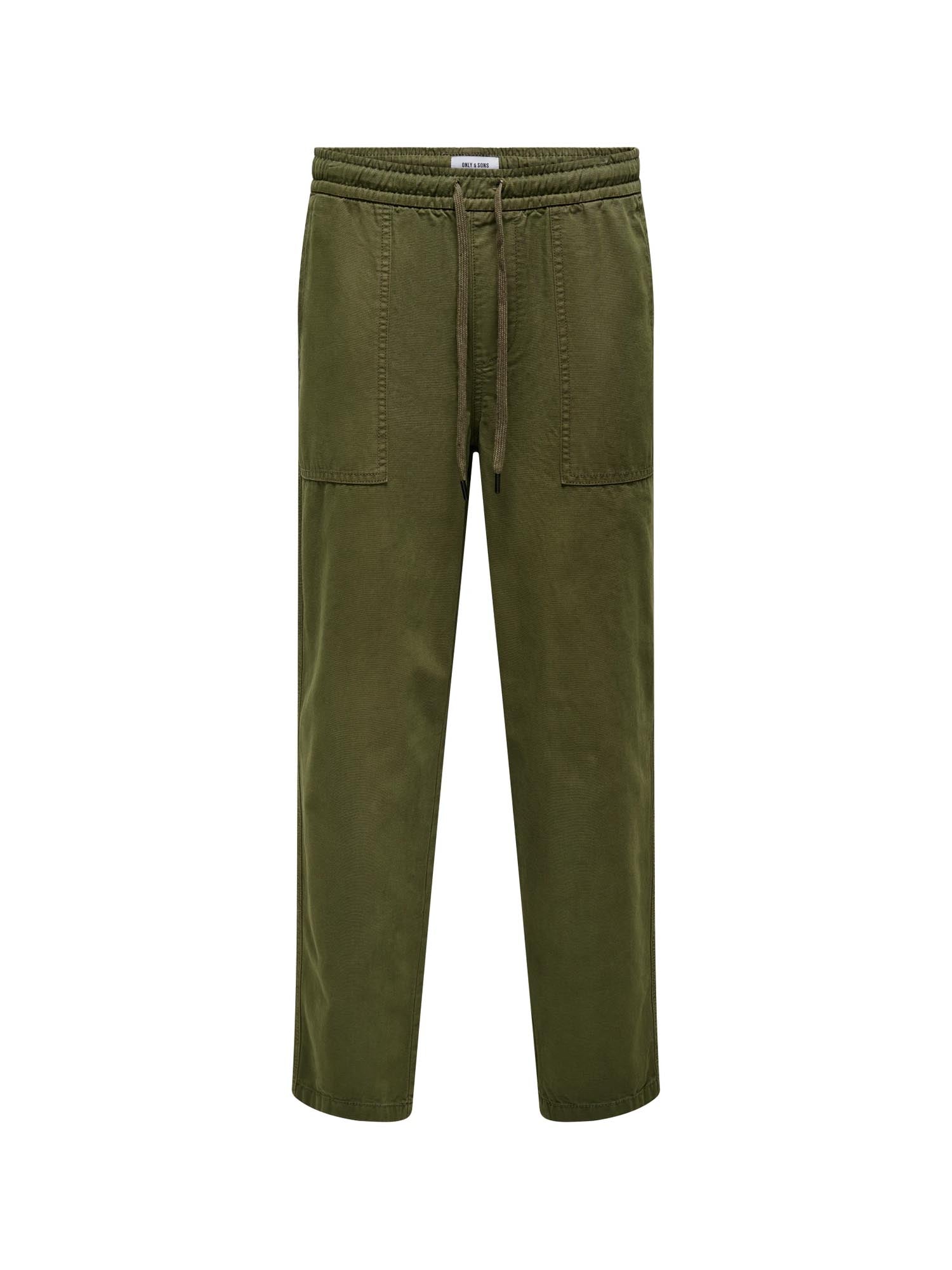 Only & Sons ONSSINUS Loose Fit Pantaloni Verde