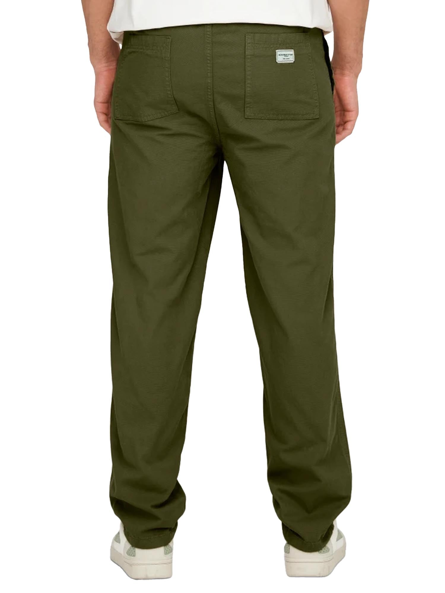 Only & Sons ONSSINUS Loose Fit Pantaloni Verde