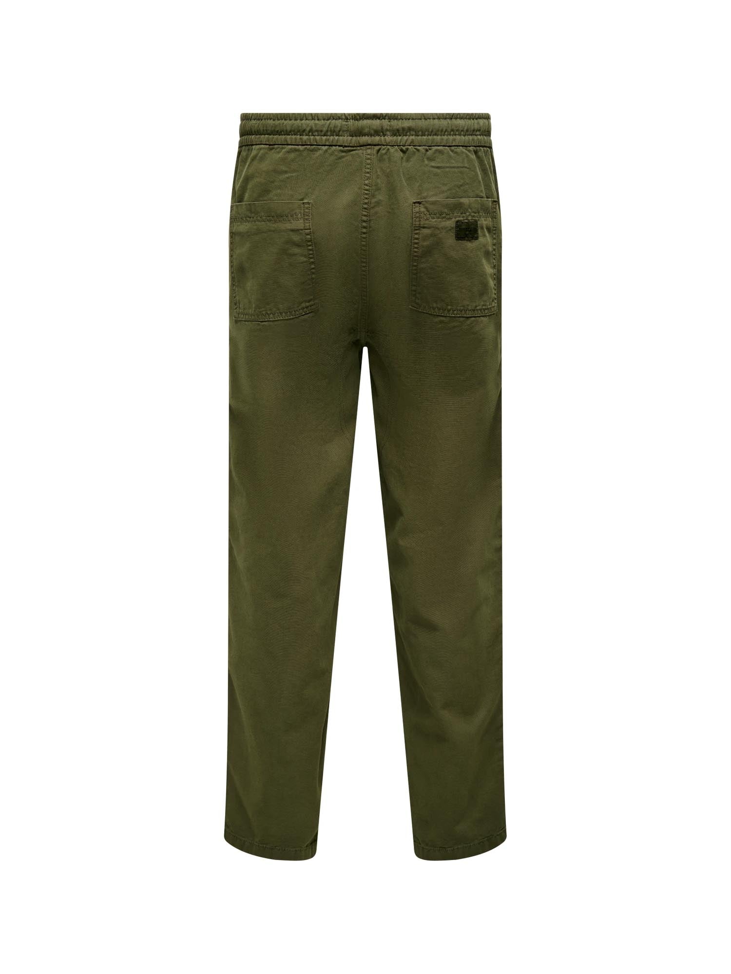 Only & Sons ONSSINUS Loose Fit Pantaloni Verde