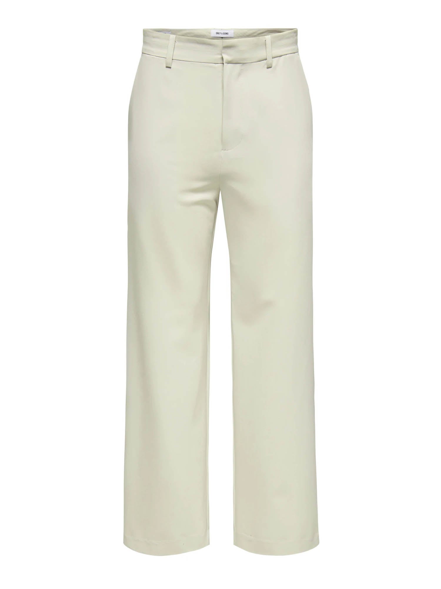 Only & Sons Pantaloni Formali Loose Fit Vita Media Bianco