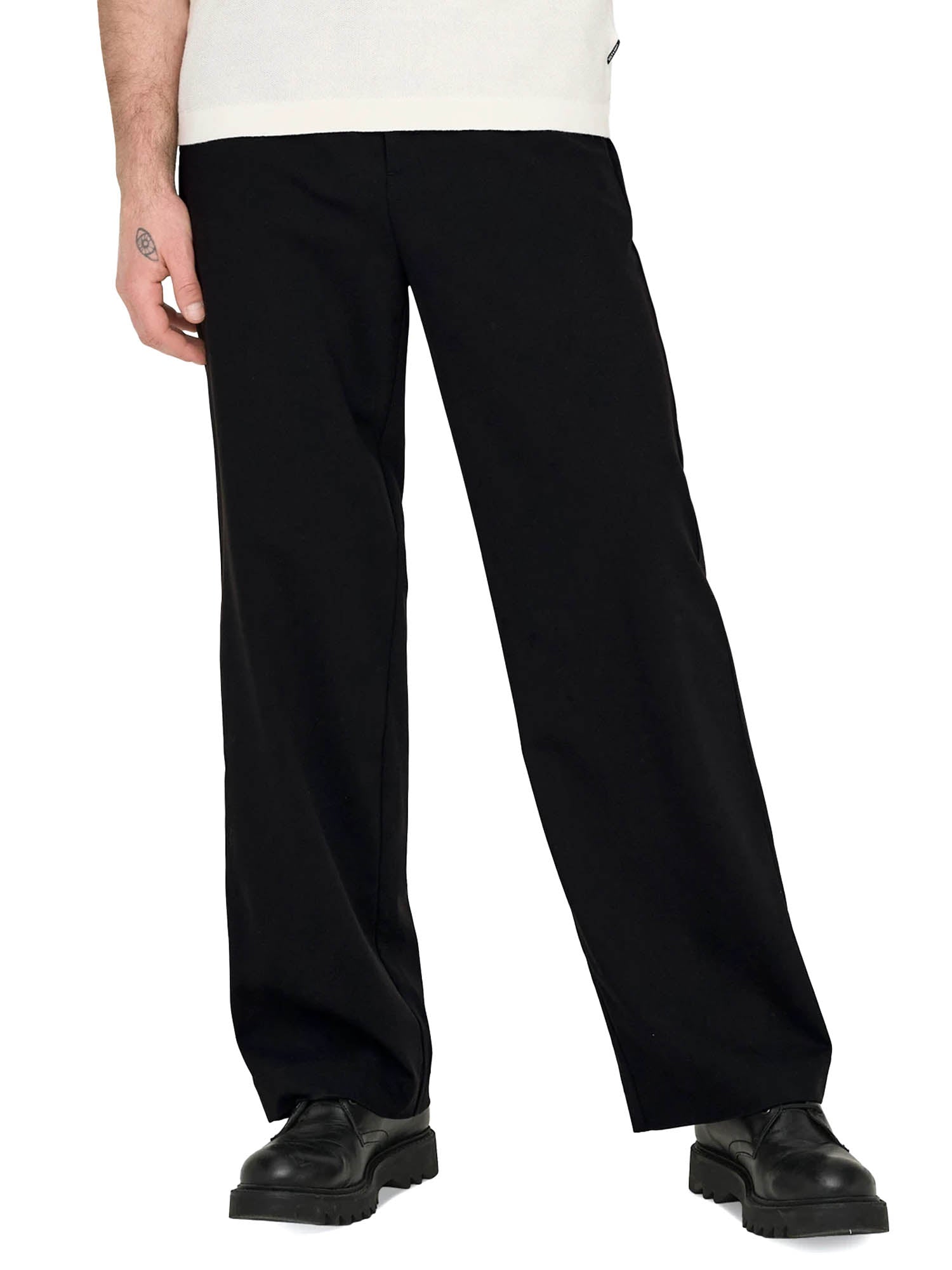 Loose Fit Formal Trousers, Medium Waist