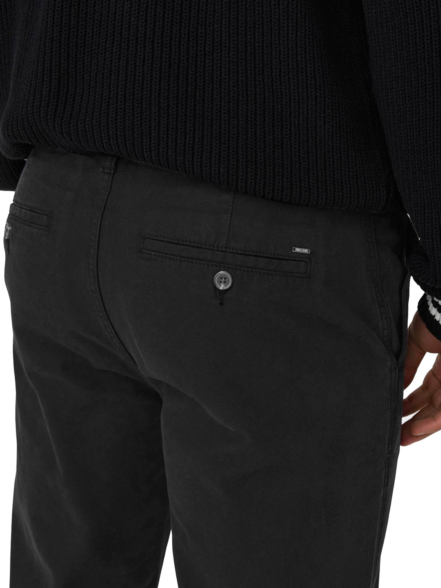 Only & Sons Pantaloni ONSLOU Taper Nero