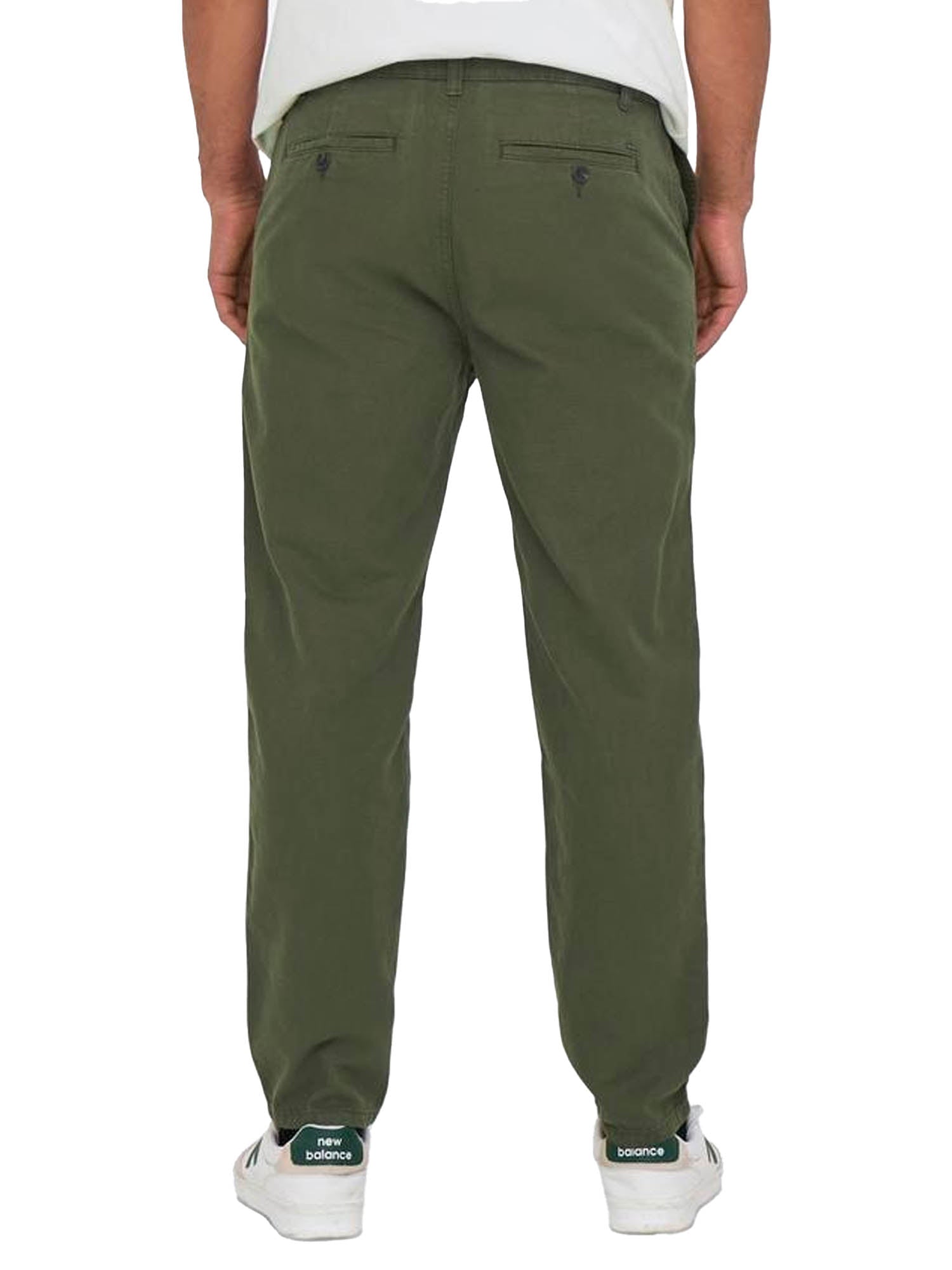 Only & Sons Pantaloni ONSLOU Taper Verde