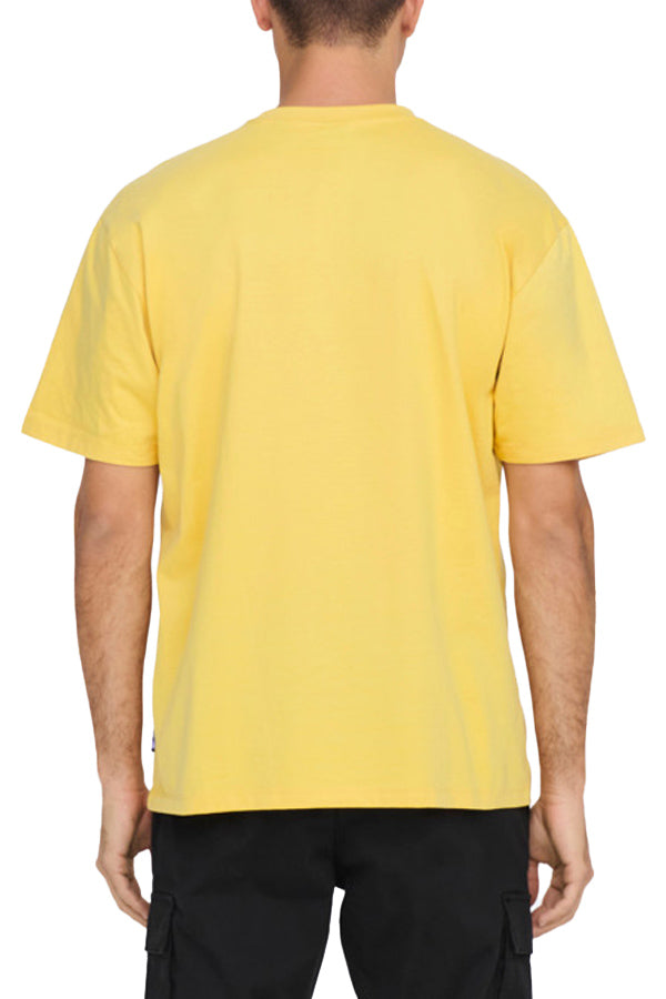 T-SHIRT Giallo Only & Sons