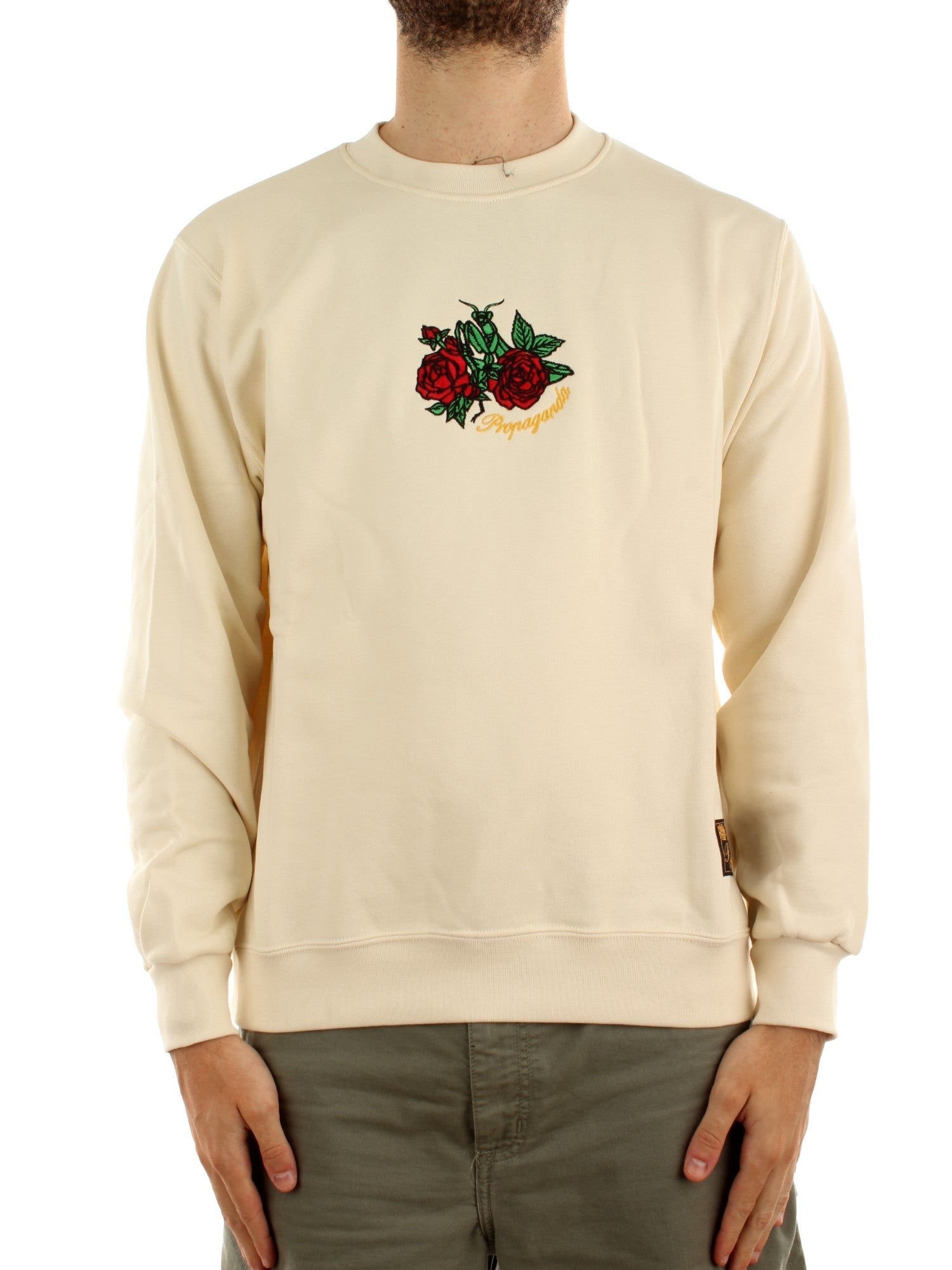 Propaganda Crewneck Mantis Bianco