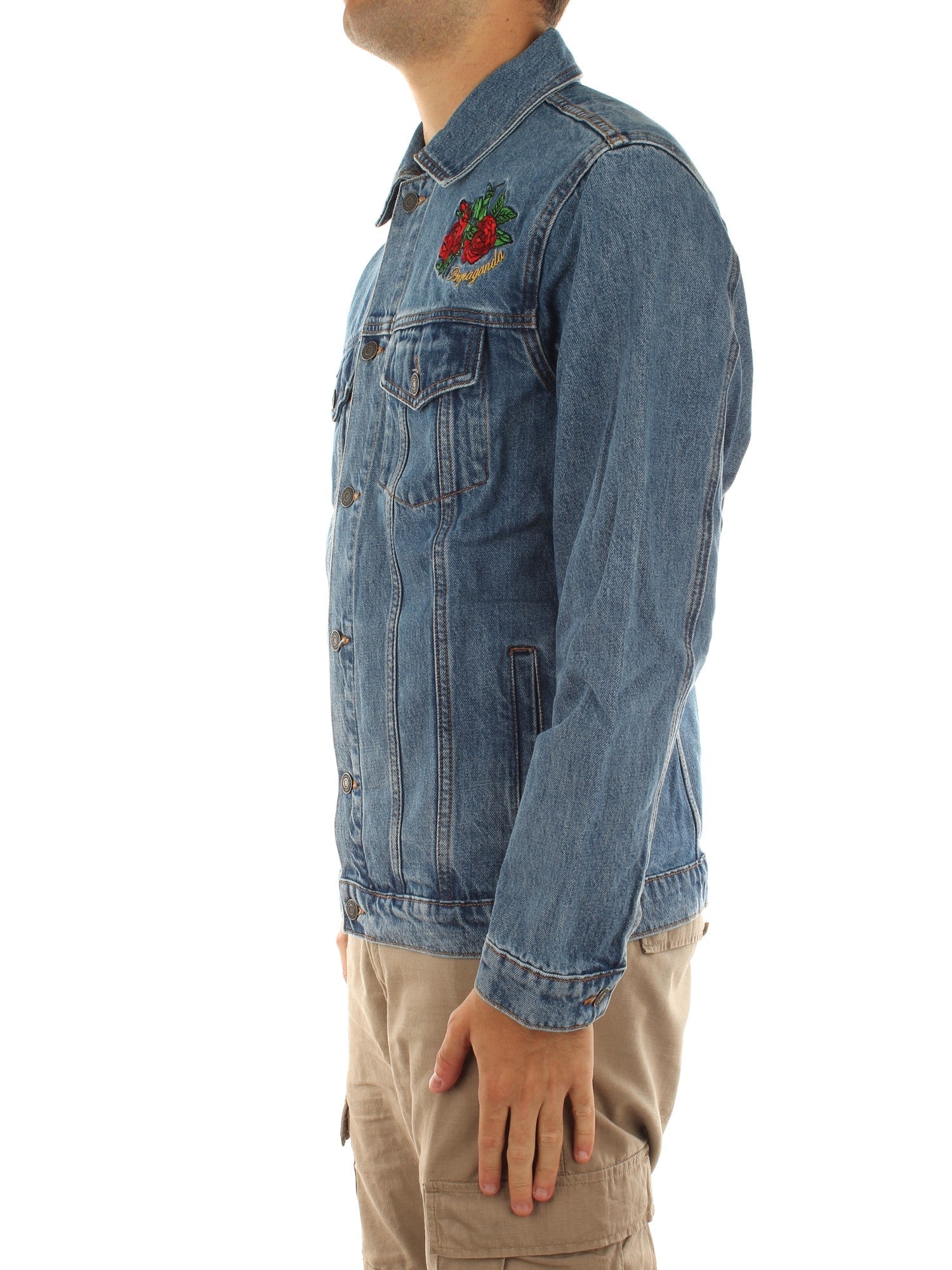 Propaganda Denim Jacket Mantis Blu