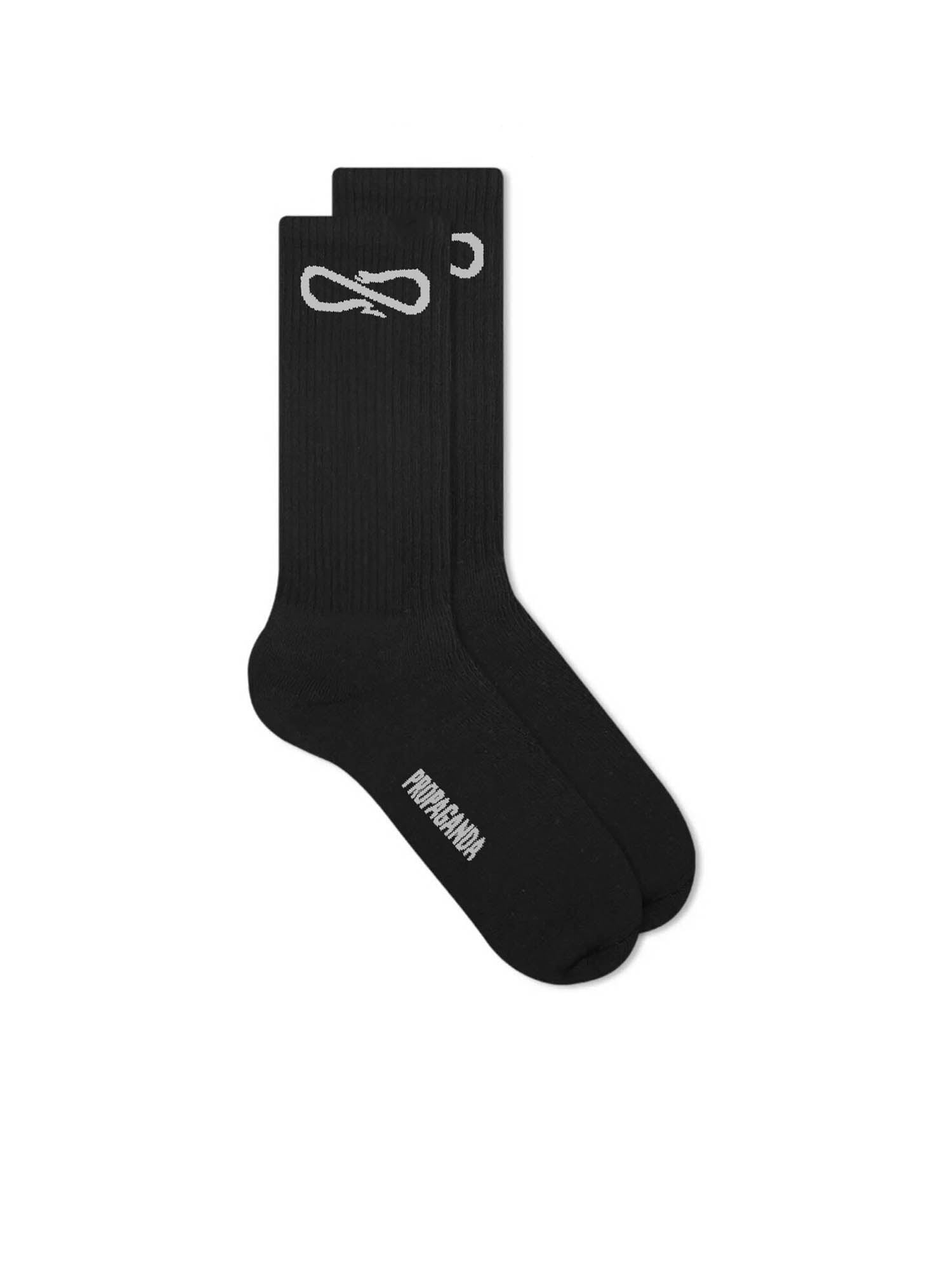 Propaganda Socks Logo Nero