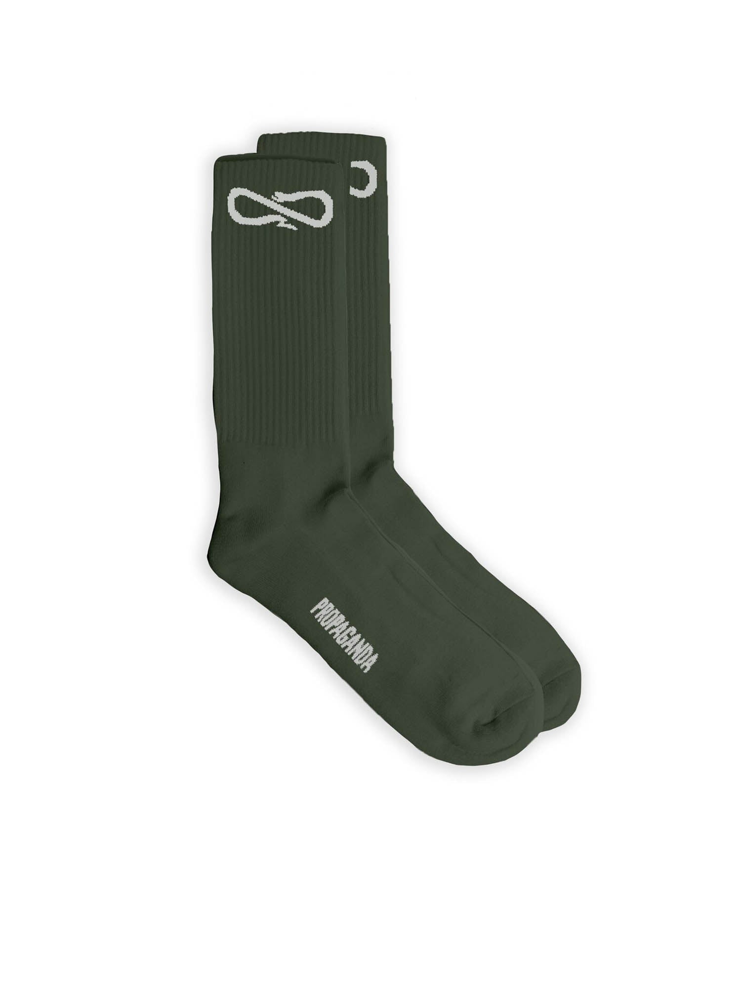 Propaganda Socks Logo Verde